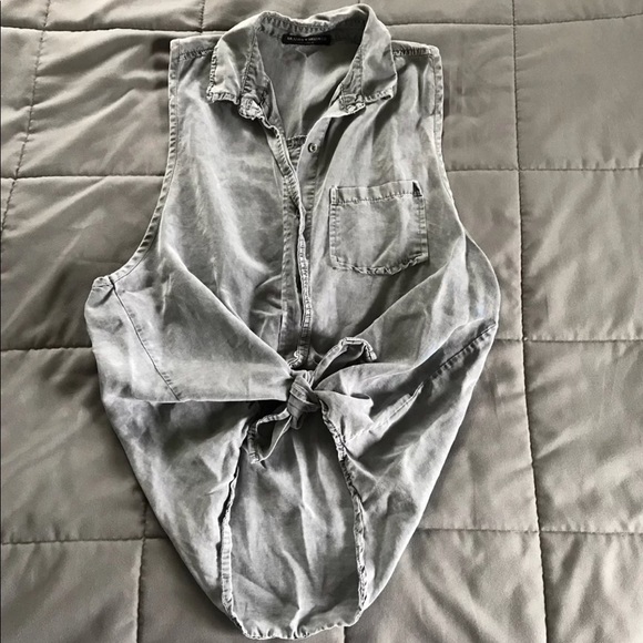 Brandy Melville Tops - Brandy Melville Button-down Tank